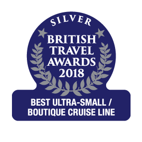 British Travel Awards 2018 Silver Best Ultra-Small/Boutique Cruise Line